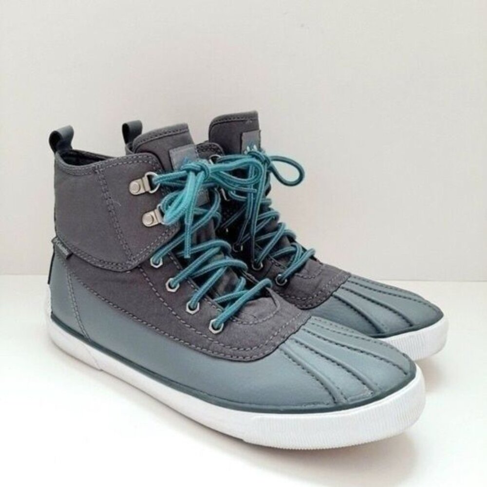 COLUMBIA nwot Goodlife Hi-Top Duck Shoes Rain Booties Sz 10.5